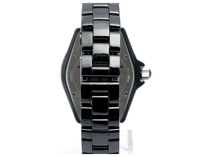 Chanel Orologio in ceramica nera Original Diamond Medium da donna Nero - vista 7