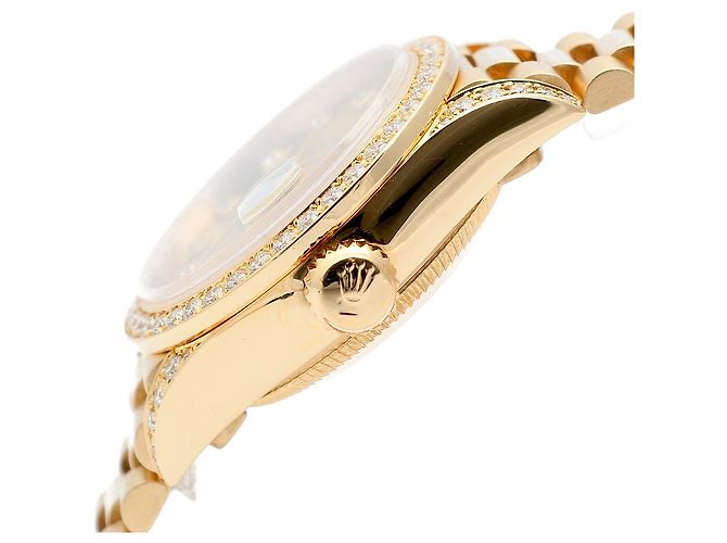 Rolex Datejust Original Diamond Gold Damenuhr Gelb - Ansicht 10