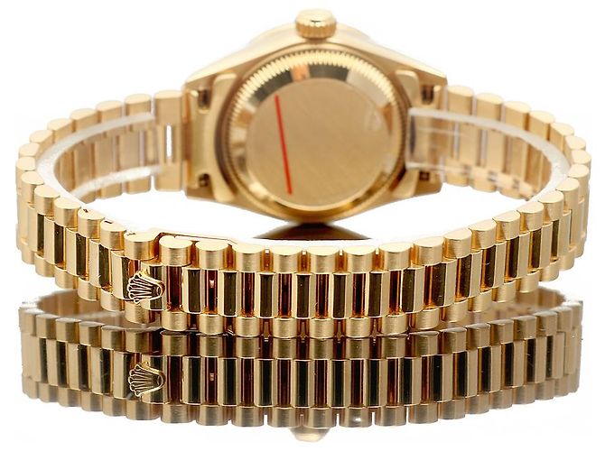 Rolex Datejust Original Diamond Gold Damenuhr Gelb - Ansicht 22
