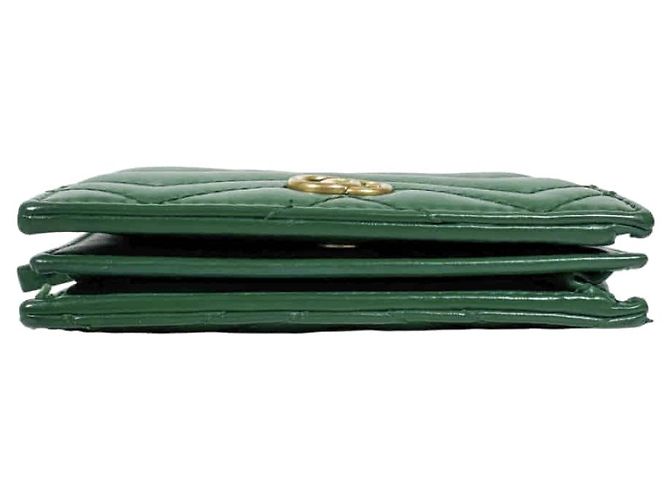 Gucci Tarjetero Marmont GG Matelassé Verde - vista 7