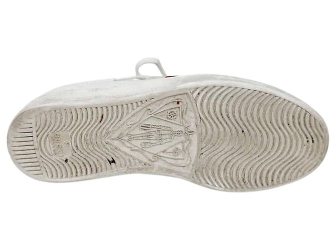 Gucci Sneakers basse Ace Banding da uomo Bianco Rosso - vista 11