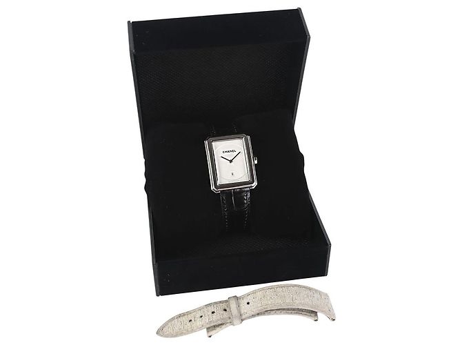 Chanel Boyfriend Steel Damenuhr Medium Weiß - Ansicht 7