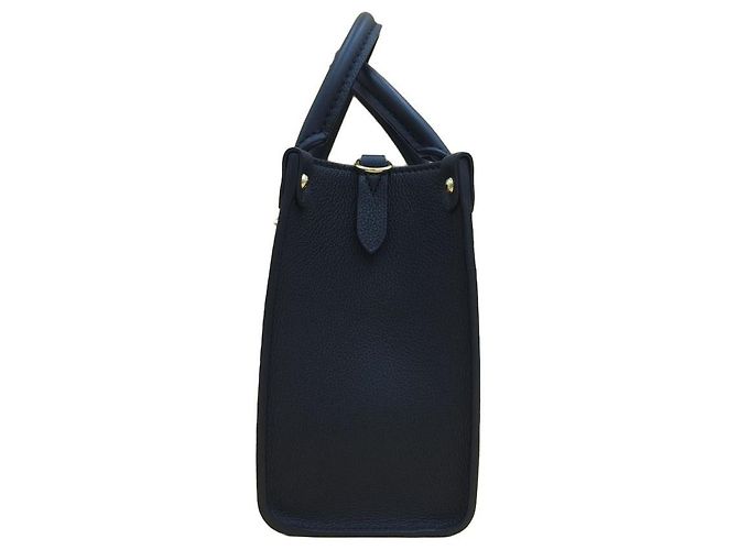Louis Vuitton Borsa a tracolla Lockandgo Lockme Tote in pelle di vitello granulata nera Nero - vista 13