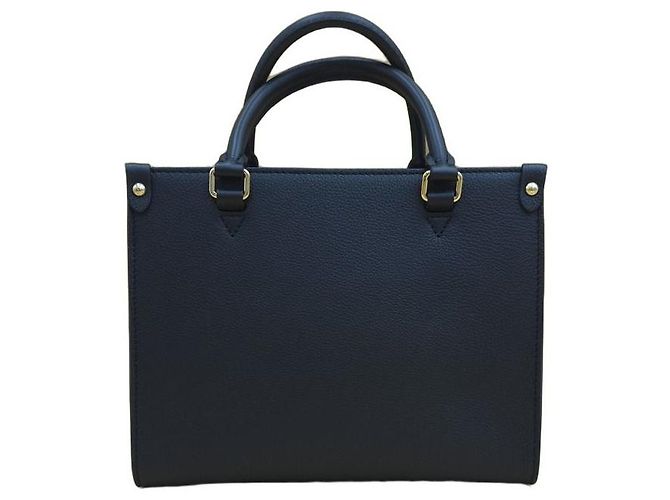 Louis Vuitton Borsa a tracolla Lockandgo Lockme Tote in pelle di vitello granulata nera Nero - vista 5