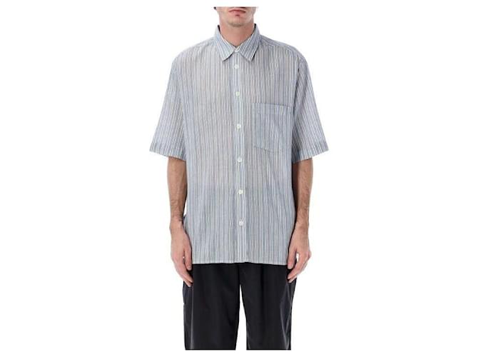 Isabel Marant Camicia in cotone Oxford Blu - vista 4