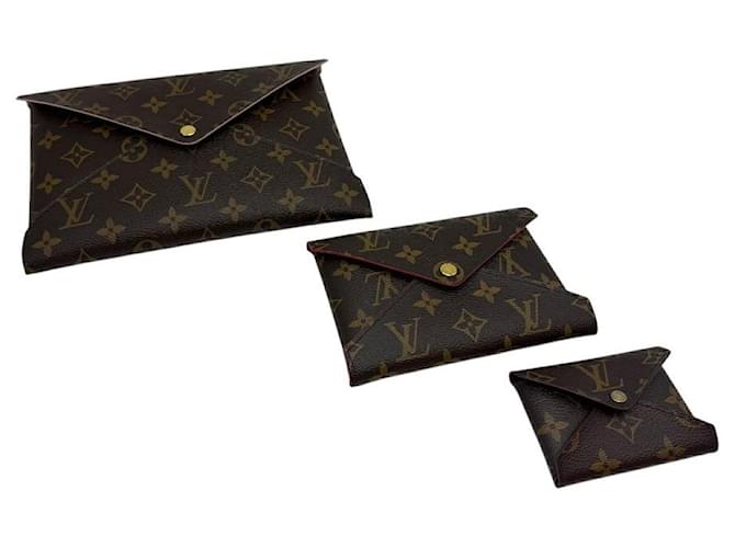 Louis Vuitton Pochette Monogram Kirigami Marrone - vista 3