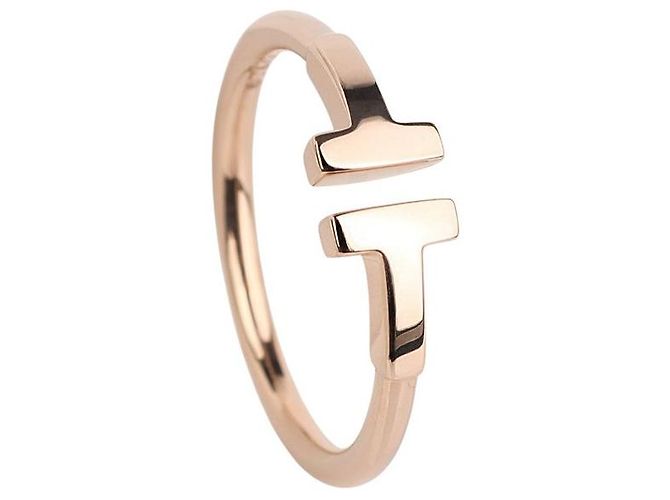 Tiffany & Co Roségold Drahtring Größe Pink - Ansicht 2