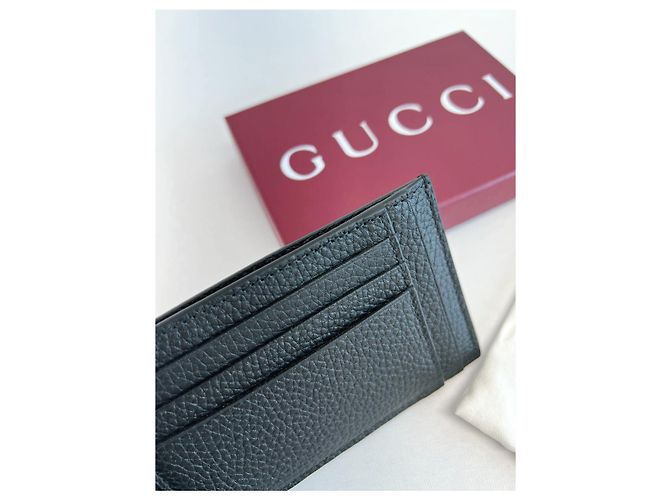 Gucci Maxi GG Card Case Black - view 10
