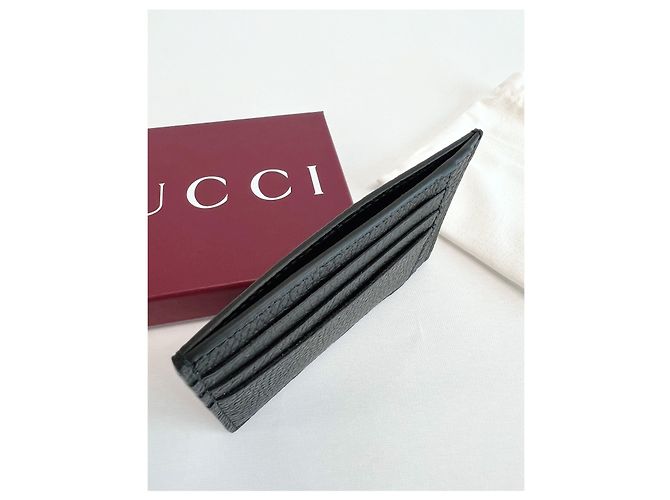 Gucci Maxi GG Card Case Black - view 3