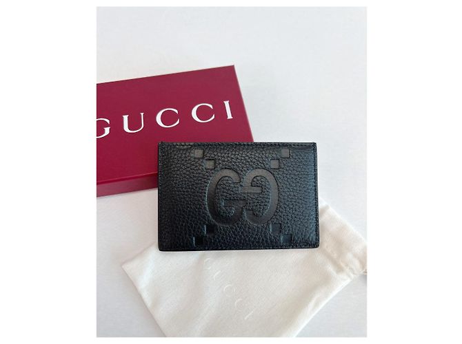 Gucci Maxi GG Card Case Black - view 5