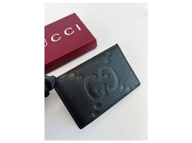 Gucci Maxi GG Card Case Black - view 9
