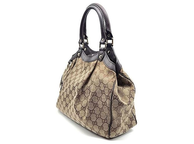 Gucci Borsa Jaguard Suki Marrone - vista 2