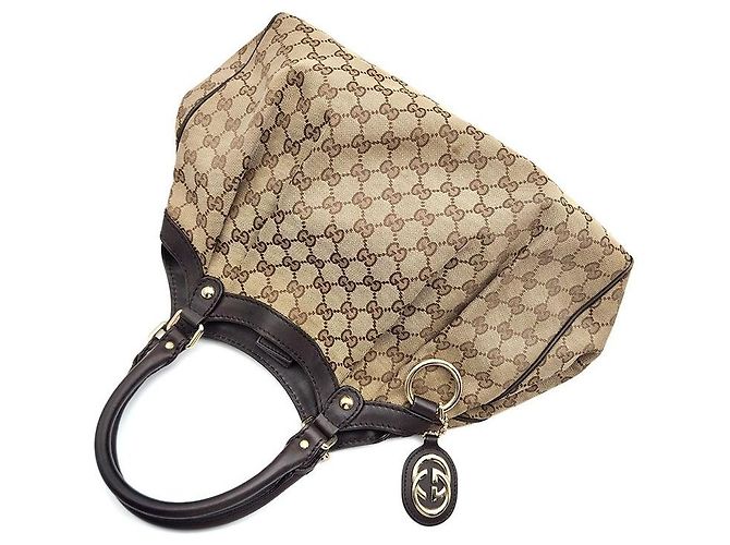 Gucci Borsa Jaguard Suki Marrone - vista 4