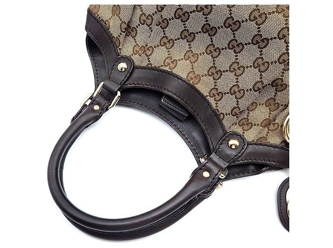 Gucci Borsa Jaguard Suki Marrone - vista 5