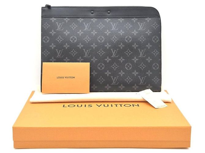 Louis Vuitton Pochette Jour GM Graphite Marrone - vista 2