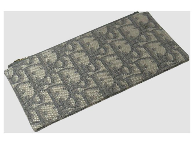 Dior Oblique Saddle WOC Small Chain Pouch Grau Braun - Ansicht 10