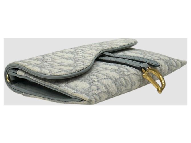 Dior Oblique Saddle WOC Small Chain Pouch Grau Braun - Ansicht 4