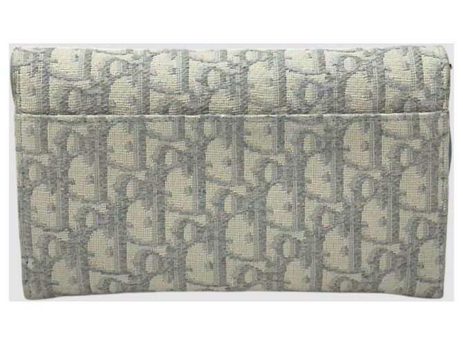 Dior Oblique Saddle WOC Small Chain Pouch Grau Braun - Ansicht 9