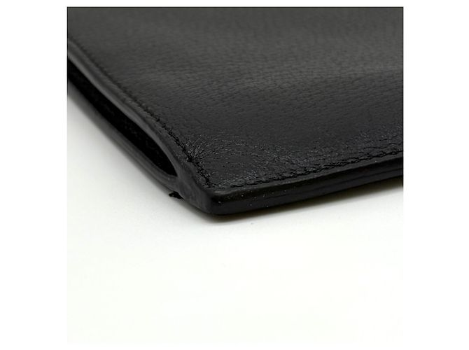 Gucci Clutch con tracolla in pelle nera Nero - vista 7