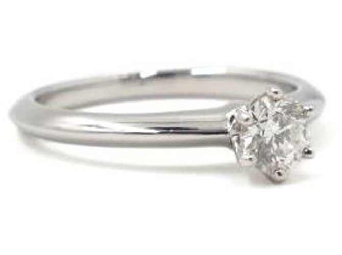 Tiffany & Co Platin-Diamant-Ehering Karat Größe - Ansicht 3