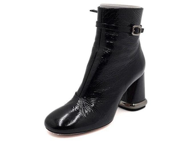 Roger Vivier Botas de cuero negro para mujer - vista 2