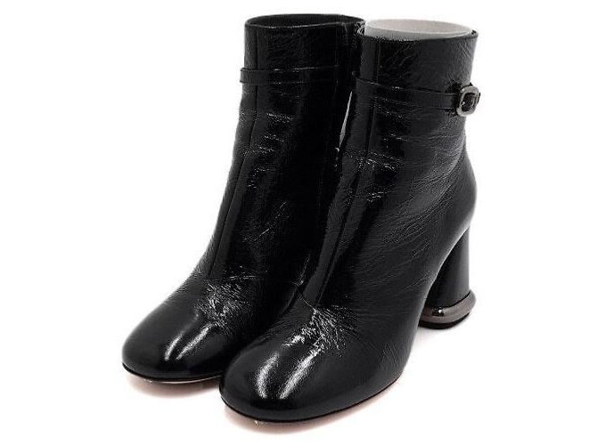 Roger Vivier Botas de cuero negro para mujer - vista 3