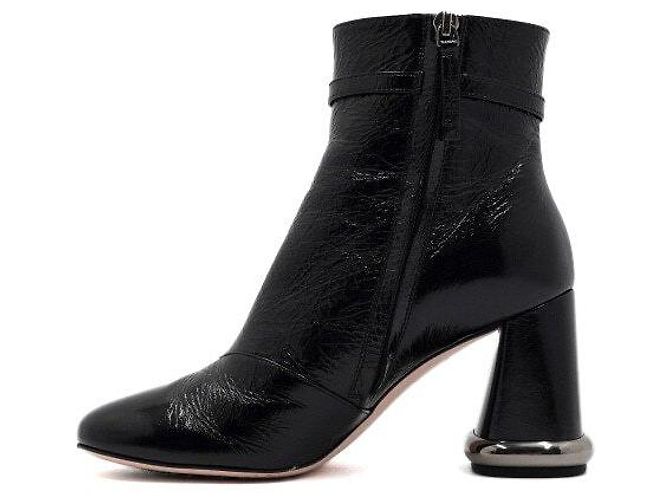 Roger Vivier Botas de cuero negro para mujer - vista 4