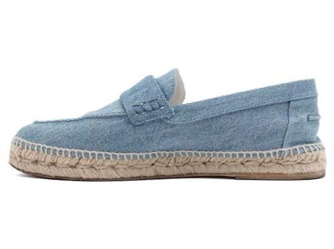 Hermès Sneaker espadrilles in denim Blue Clair Trip da uomo - vista 4