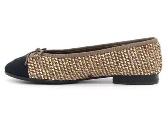 Chanel Ballerine in tweed bicolore da donna Multicolore - vista 4