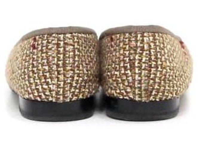 Chanel Ballerine in tweed bicolore da donna Multicolore - vista 5