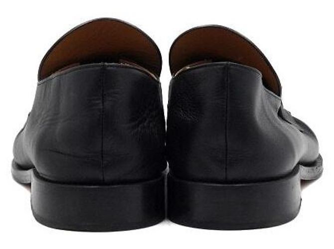 Valentino Mocassini Rockstud Garavani da uomo in pelle nera - vista 7