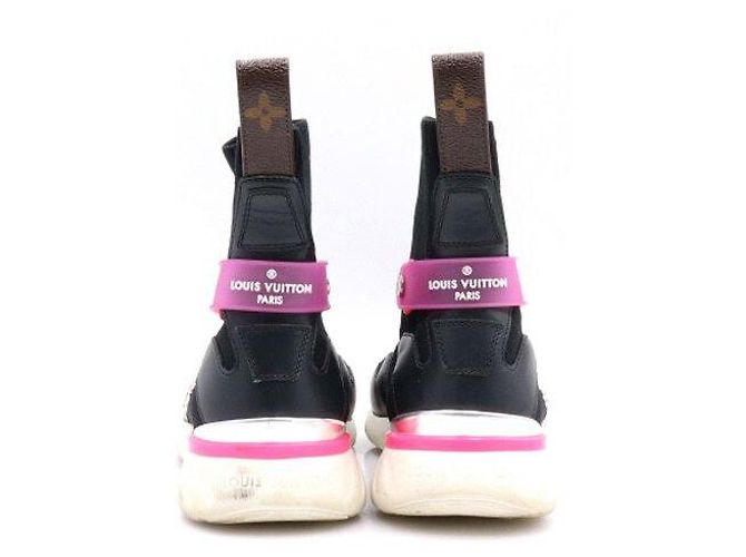 Louis Vuitton Zapatillas Runner After Game Monogram Socks para mujer Negro - vista 5