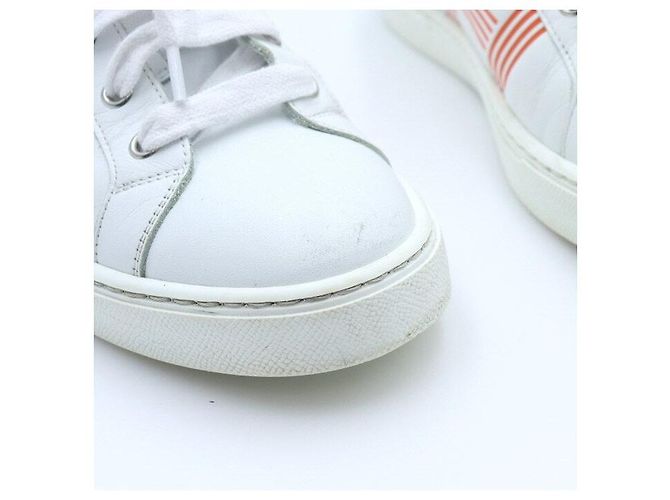 Hermès Sneakers Avantage in pelle di vitello da donna Bianco - vista 8