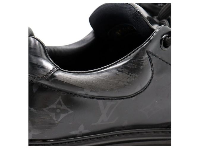 Louis Vuitton Scarpe Derby Abbey da uomo nere con monogramma Nero - vista 6