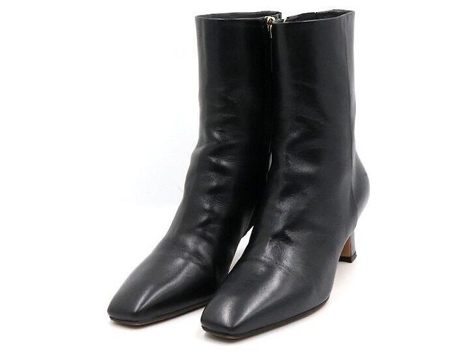 Valentino Botas de cuero negro para mujer - vista 3
