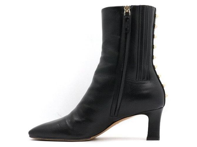 Valentino Botas de cuero negro para mujer - vista 4