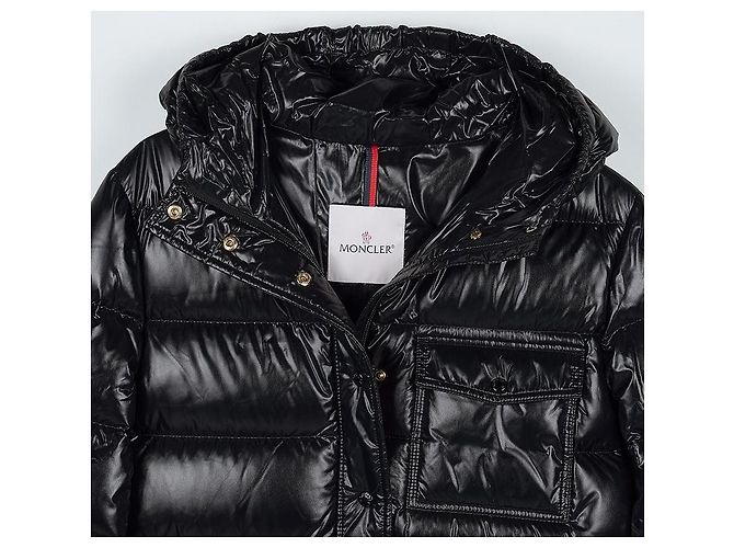 Moncler Giacca imbottita con cappuccio Daka per bambino Nero - vista 3