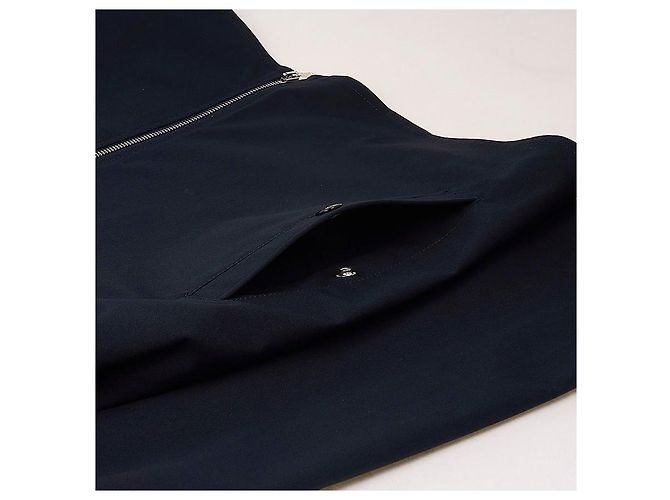 Moncler Giacca-camicia in gabardine di cotone Nero - vista 5