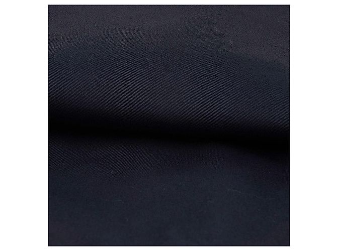 Moncler Giacca-camicia in gabardine di cotone Nero - vista 8
