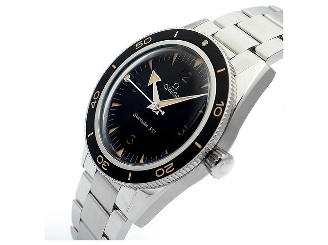 Omega Seamaster Heritage Railmaster Herrenuhr aus Stahl Schwarz - Ansicht 11