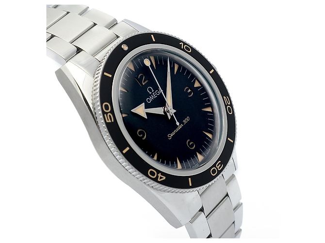 Omega Seamaster Heritage Railmaster Herrenuhr aus Stahl Schwarz - Ansicht 12