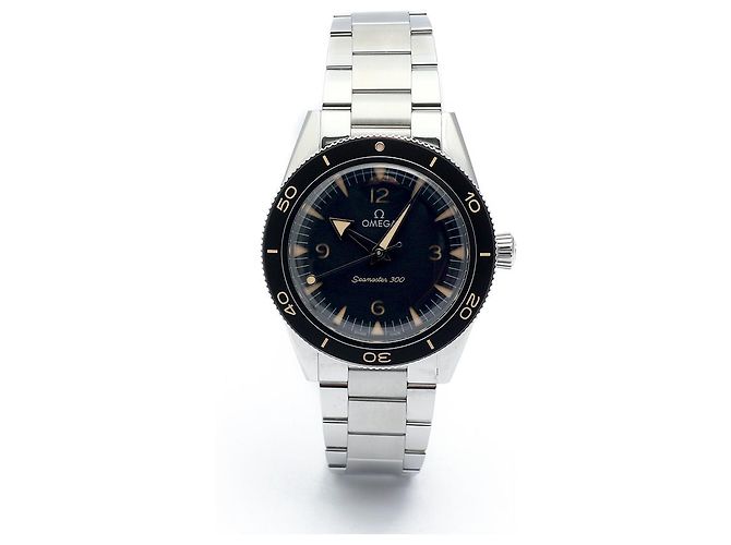 Omega Seamaster Heritage Railmaster Herrenuhr aus Stahl Schwarz - Ansicht 15