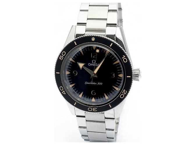 Omega Seamaster Heritage Railmaster Herrenuhr aus Stahl Schwarz - Ansicht 9