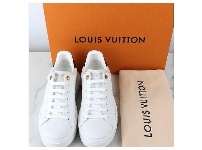 Louis Vuitton Baskets Monogram Timeout Blanc - vue 2