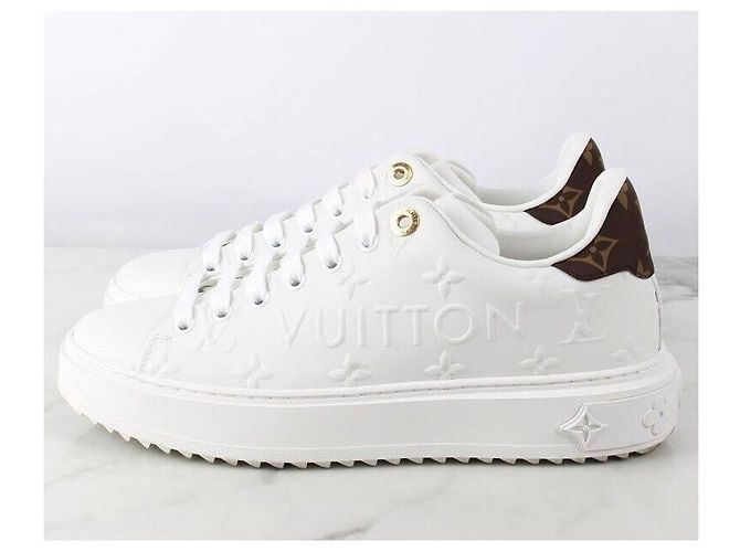 Louis Vuitton Baskets Monogram Timeout Blanc - vue 3