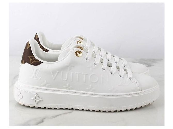 Louis Vuitton Baskets Monogram Timeout Blanc - vue 4