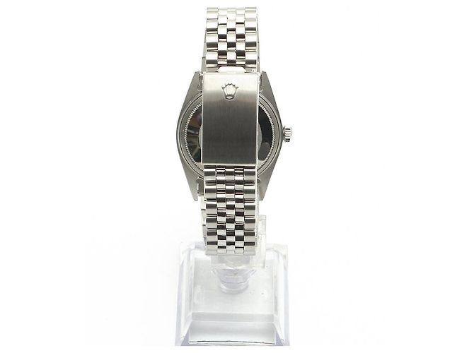 Rolex Relógio Datejust em aço com mostrador de linho Prata - vista 6