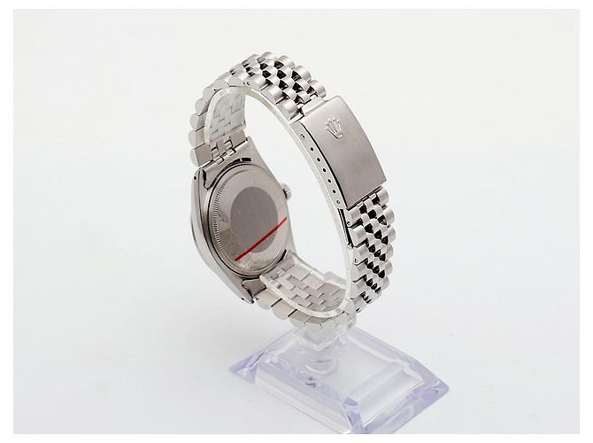 Rolex Orologio Datejust in acciaio per uomo Quadrante Originale Argento - vista 6