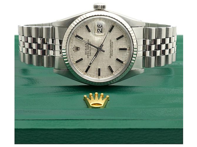 Rolex Datejust Vintage Dial Steel Watch - view 6