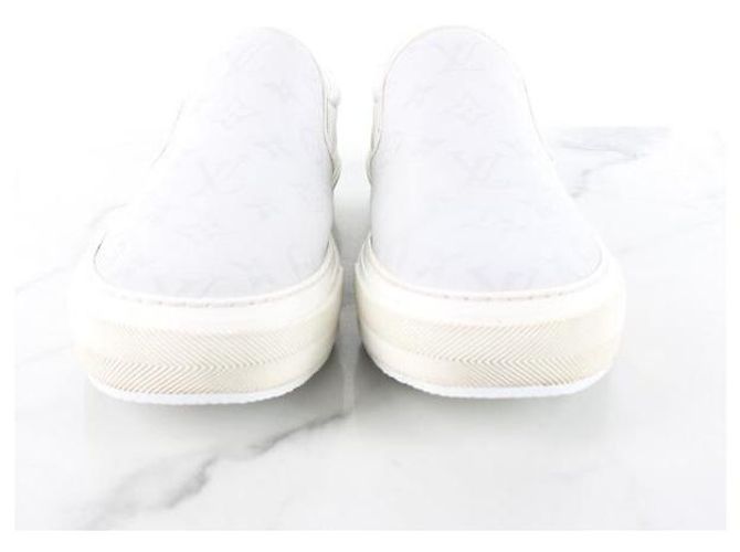 Louis Vuitton Slip-On Monogram Trocadero Bianco - vista 2